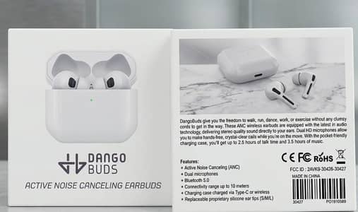 Dango Buds ANC Wireless Earbuds - Brand New Box Packed