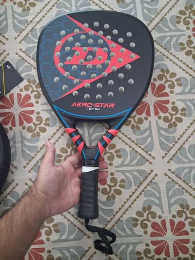 Dunlop Aerostar Team Padel Racket with original Dunlop D Pac headcover