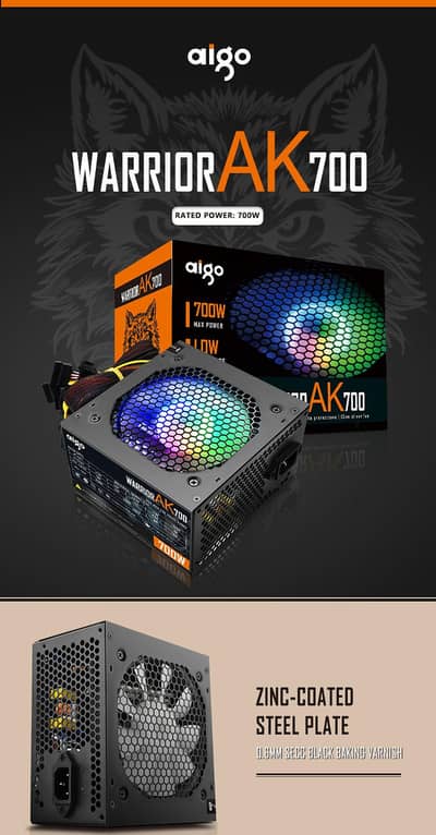Darkflash AIGO AK700 700 Watt RGB Power Supply