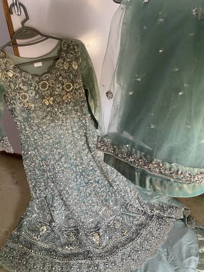 Beautiful bridal maxi for walima used excellent condition