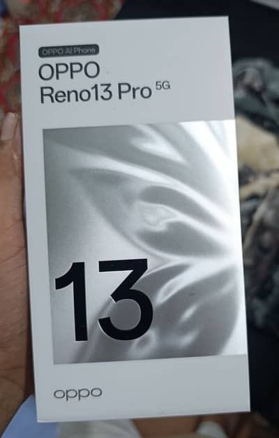 OPPO Reno 13 Pro just box opened one day ago with complete box