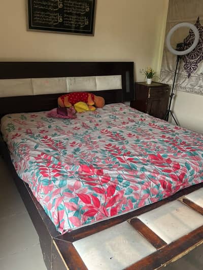 King Size Bed Set with Mattress