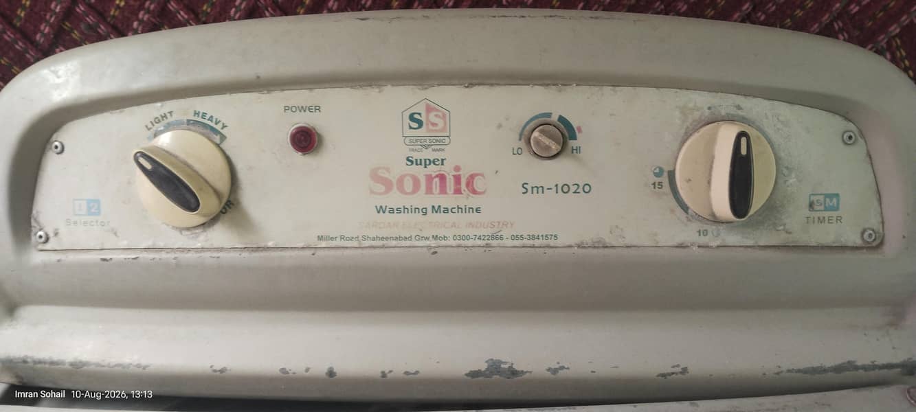 Washing machine 1