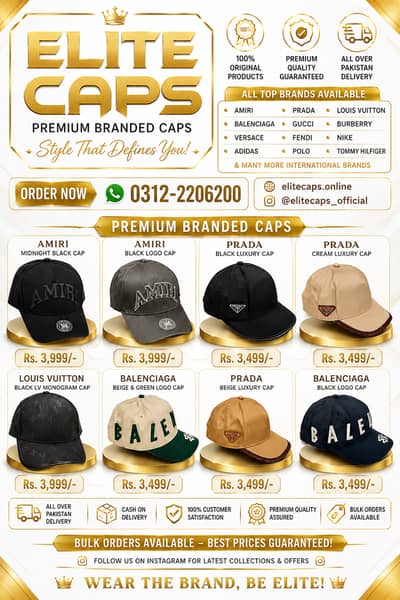 Branded caps