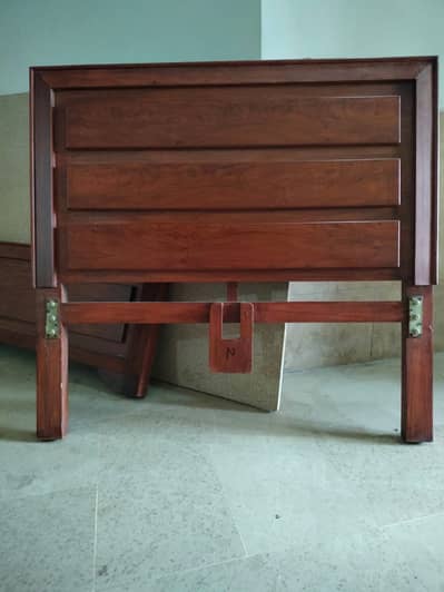Wooden bed for sale in 10/10 condition.