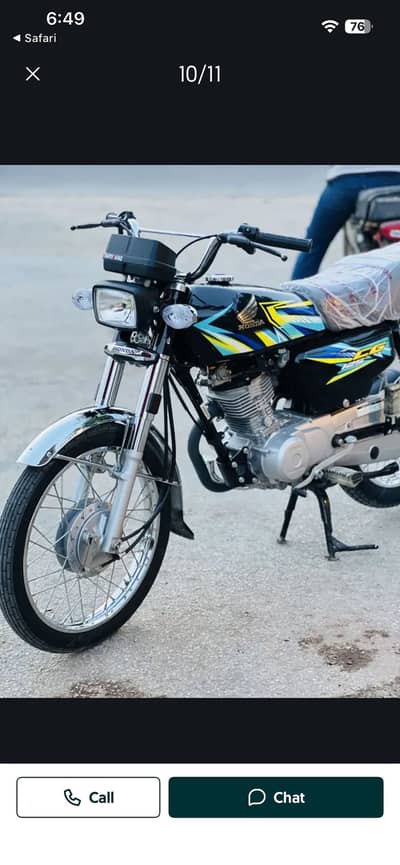 Honda cg125 model 2026 Hyderabad number03113348087