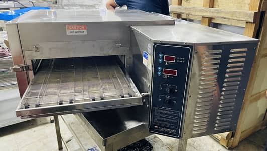 pizza oven  gasro quick gasro brand 18inch belt conveyor just like new