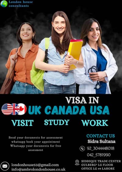 South Korea/Portugal/ Work/Visit/Study/TURKEY/SCHENGEN/italy/CANADA/U