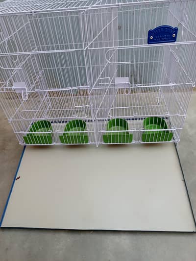 Two portion cage