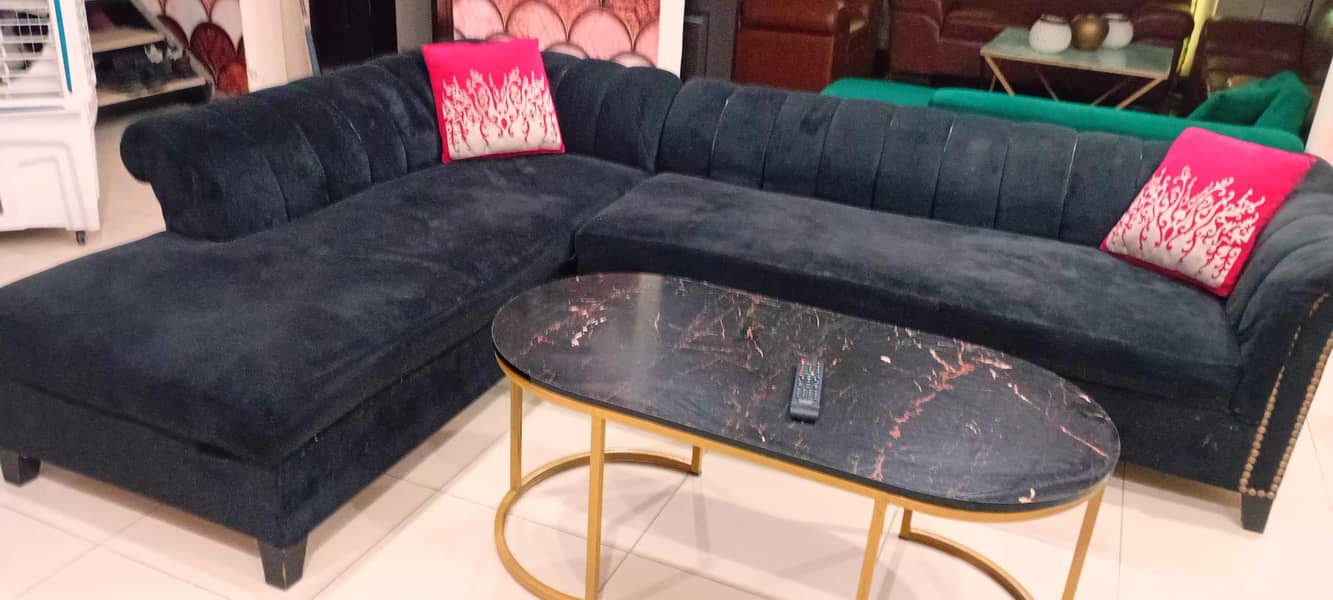 Big solid reasonable L shape sofa for sale 0