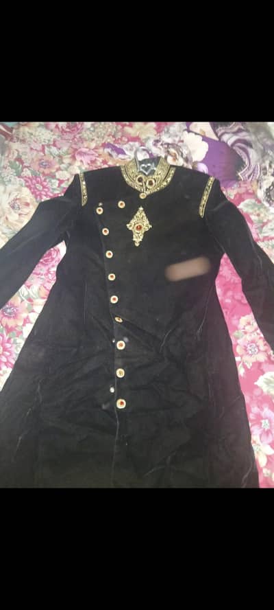 2 velvet sherwani for sale