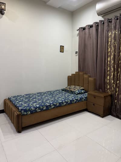 Brand New Trending Single Bed with Side Tabel