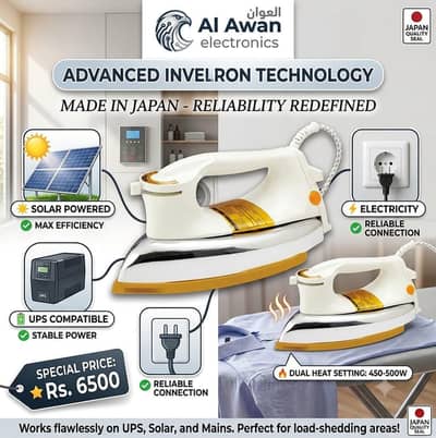 Panasonic Iron Inverter 400W | Power Saving Electric Iron