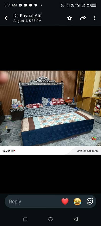 bed  baddressing side table for sale