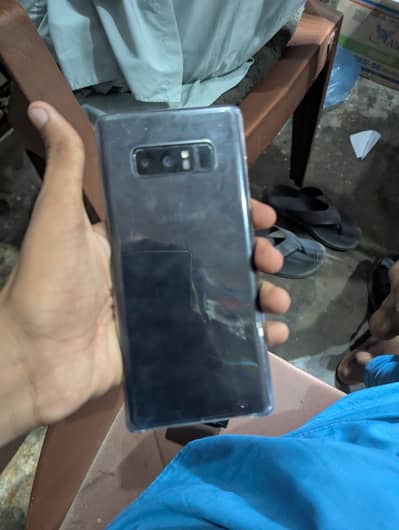 Samsung Mobile Note 8 with box and charger