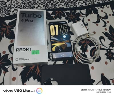 Redmi Turbo 4 Pro – Official PTA Approved | 7550mAh | 90W | 16/256GB