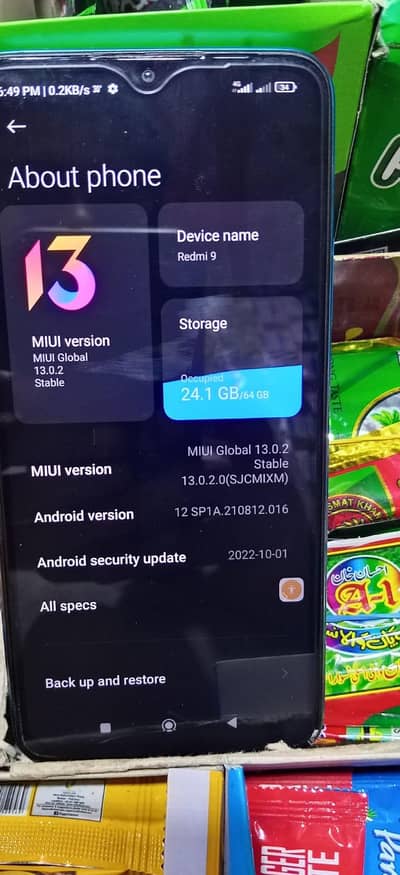 redmi 9 4.64 no open no repair