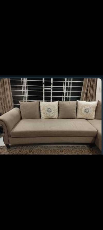 L-shaped sofa