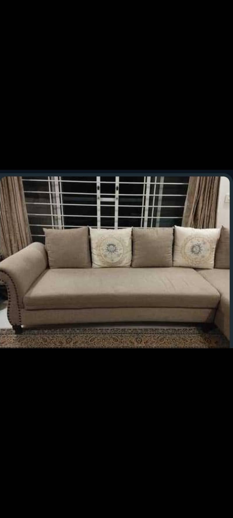 L-shaped sofa 0
