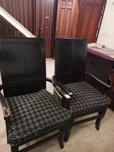 wooden chairs
