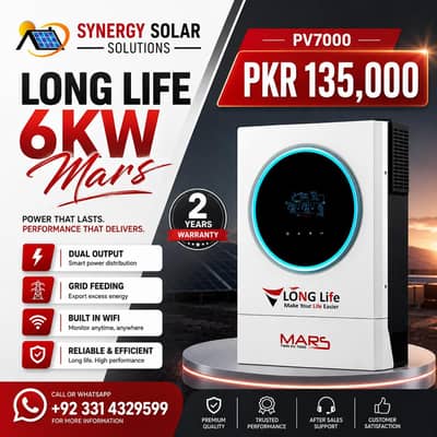 Longlife 6KW PV7000 (Limited Time)