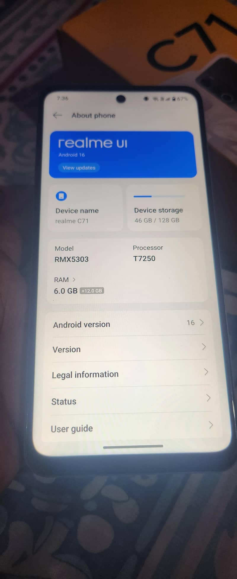 Realme C71 4