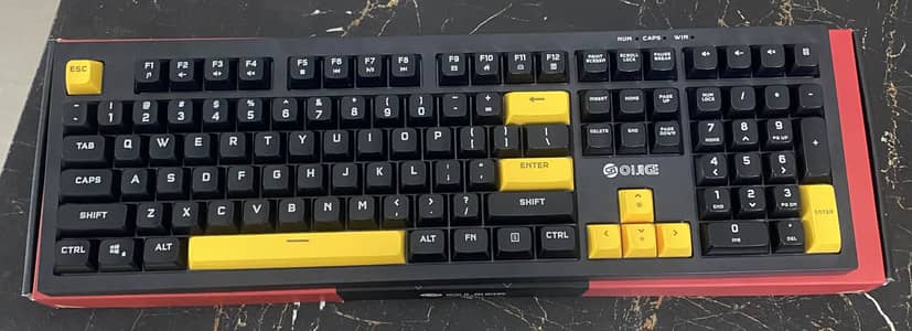 GT K108 Gaming Keyboard With RGB Lights & Brightness Control