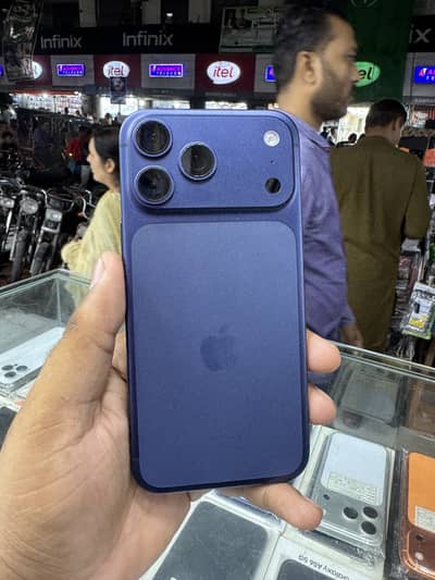 Apple iPhone 17 Pro Max 512GB JV Blue One Side 10/9 Otherwise 10/10