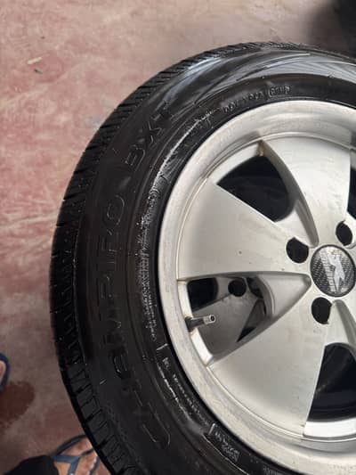 Allow wheels rims 15” size for aqua vitz city alsvin and tyre