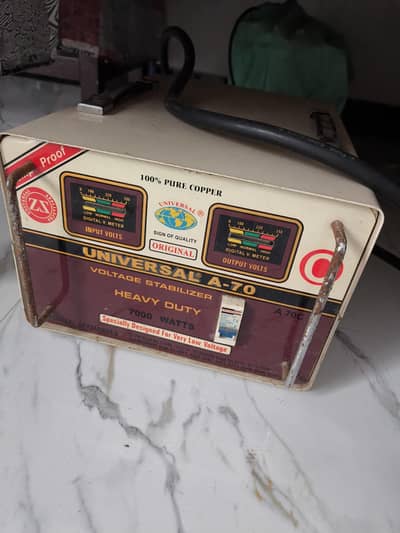 Stabilizer Heavy Duty A. 70, ( 7000 Watts)