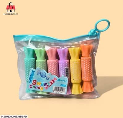 candy-inspered highlighter set of 6