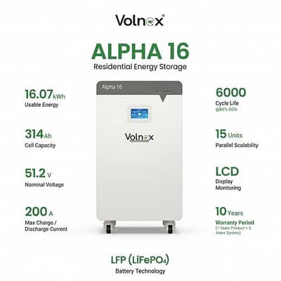 volnex 16kwh and 5kwh stock available