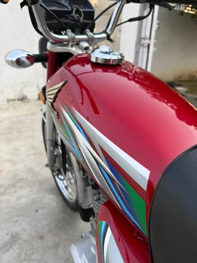 Honda 125 CG 2023 model bilkul genuine bike argent for sale
