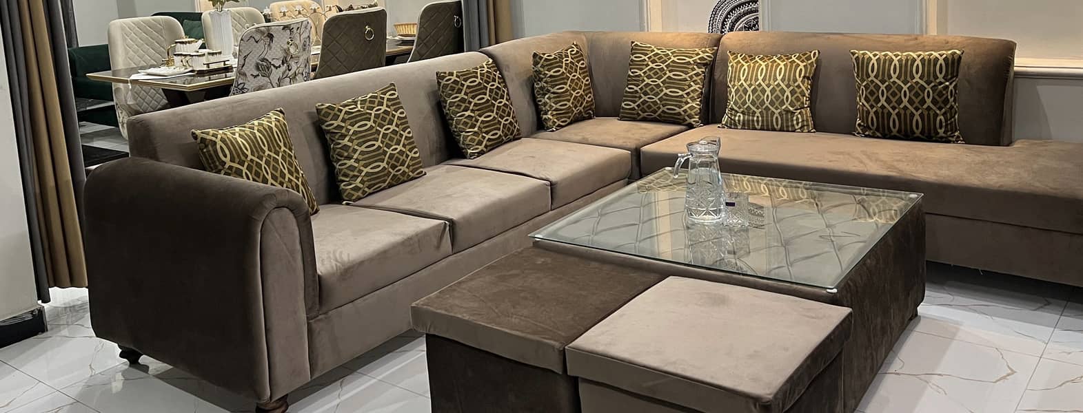 L shape sofa 1