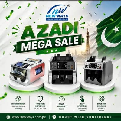 Counting cash machine Azadi deal