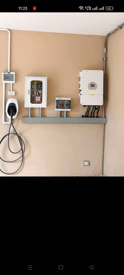 solar installion single phase tree phase  invater 6kw sy 110kw tak