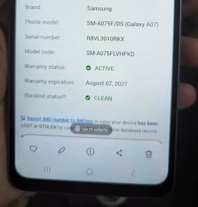 Samsung Mobile A07