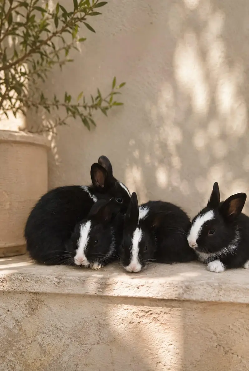 Black bunnies