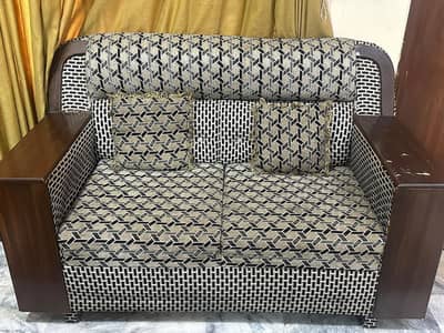 7-Seater Sofa Set for Sale  3+2+2 Wooden Sofa Set