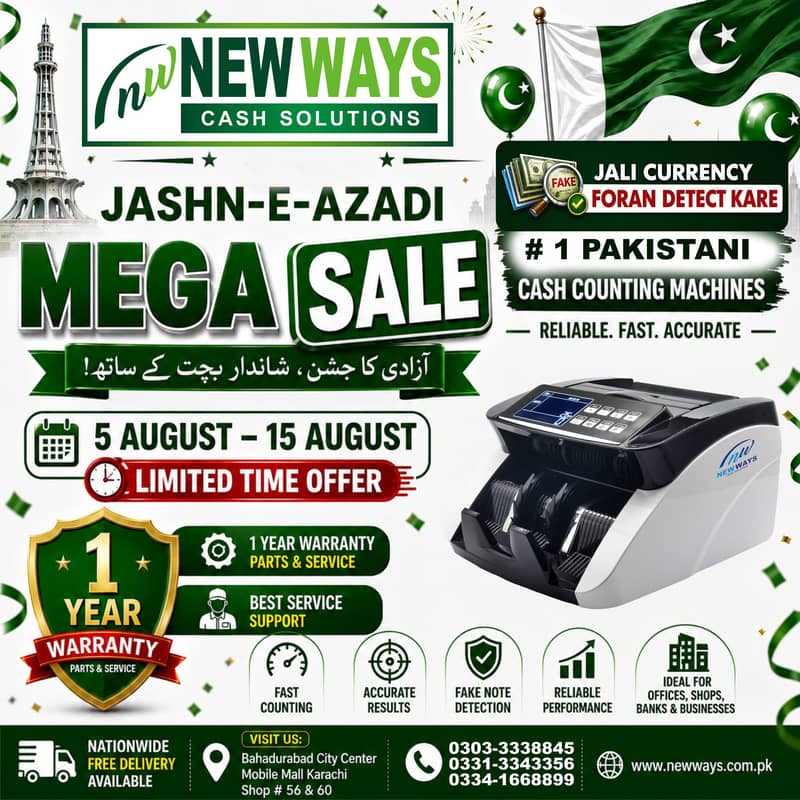 Cash Counting Machine Mega offer 1
