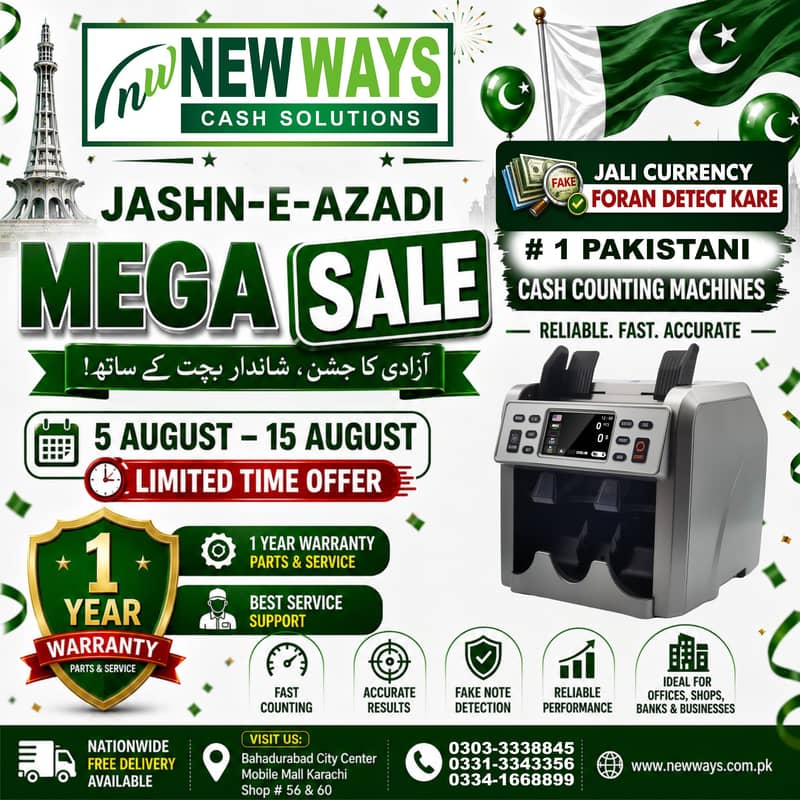 Cash Counting Machine Mega offer 3
