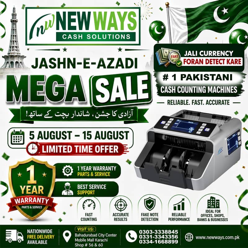 Cash Counting Machine Mega offer 8