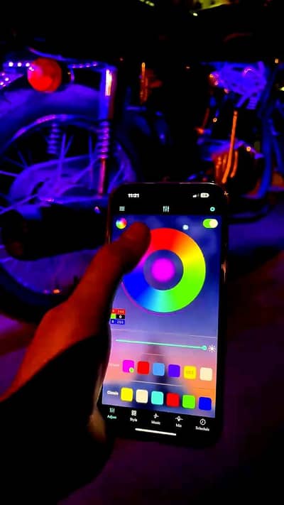led atmospheric lights for bike cg 125/ cd70