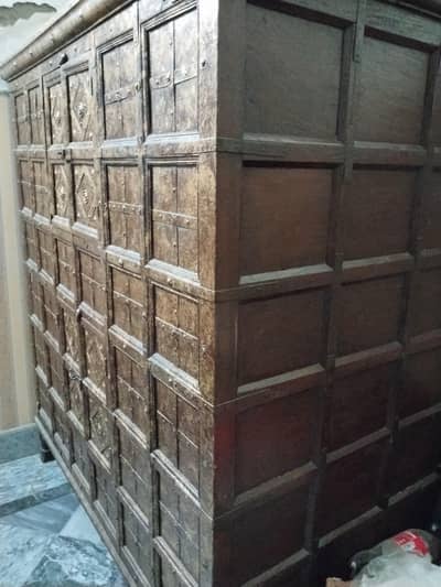 antique wooden cabinet”