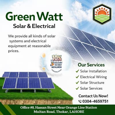 solar panel Insatallation / solar inverter / solar repairing / solar