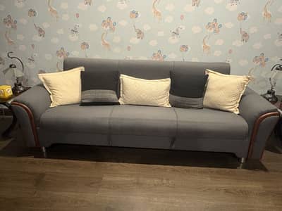 Big sofa come bed with 2 side tables