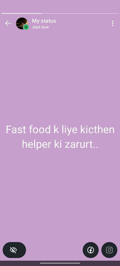 Fast food Peshawar ki liye helper ki zarurt. Warsak road py