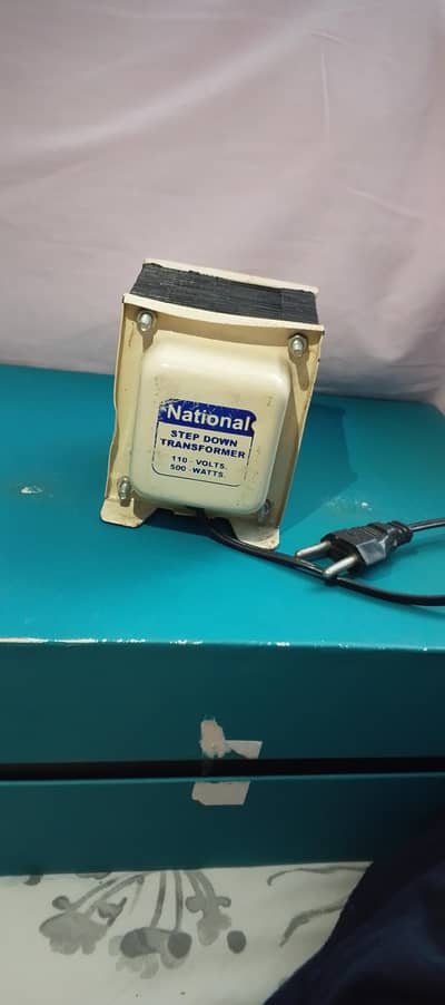 National Step Down Transformer 500W (220V to 110V)