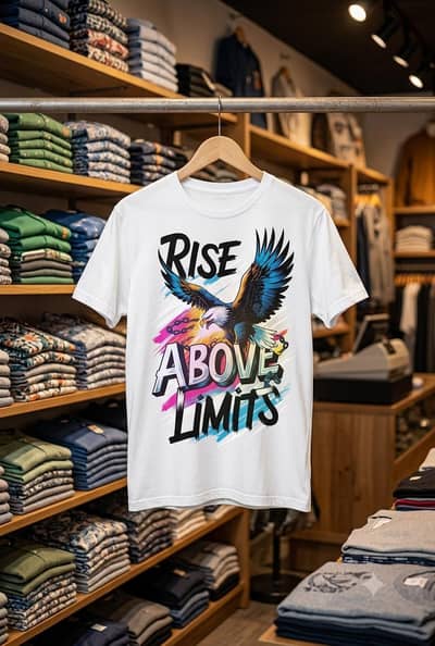Rise Above Limits  | Premium Graphic T-Shirt