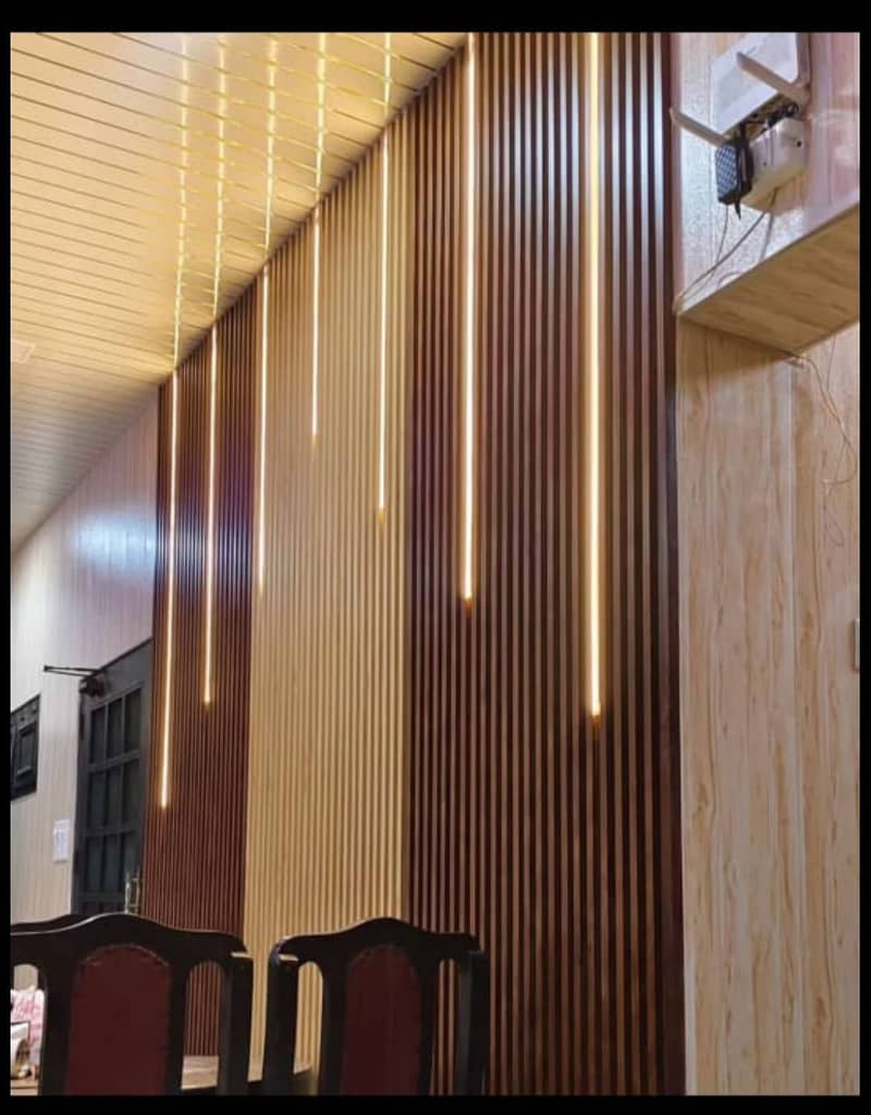 Pvc wall panel-Solid panel-Wallpaper-4 by8 ceiling-blinds-fluted panel 14